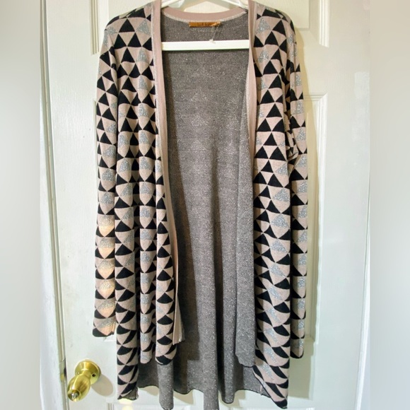 Belldini women’s cardigan pink & black Size XL. New without tags. - Picture 1 of 11